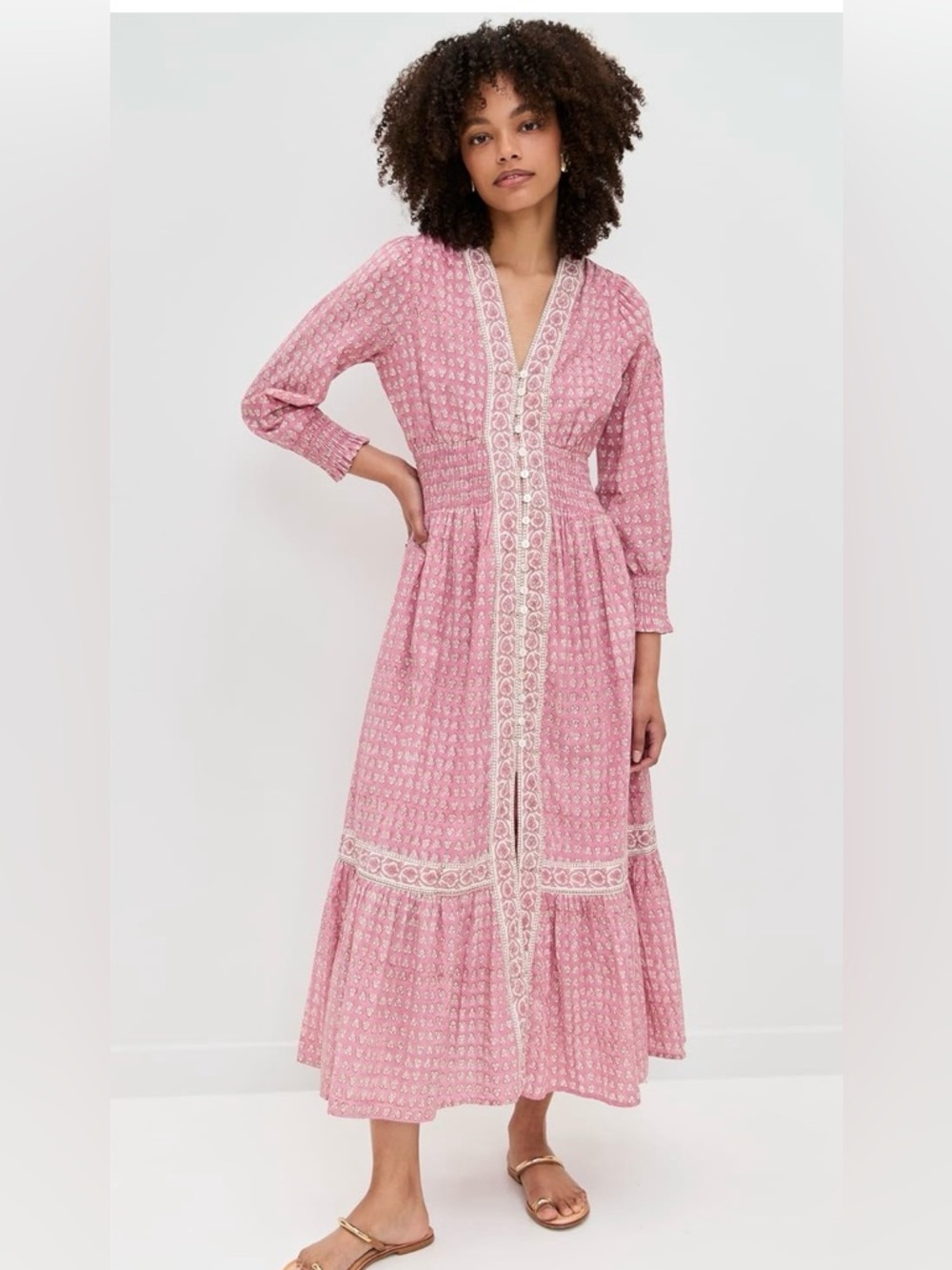 Marea by Liz Joy Pink Francesca Maxi Dress XS